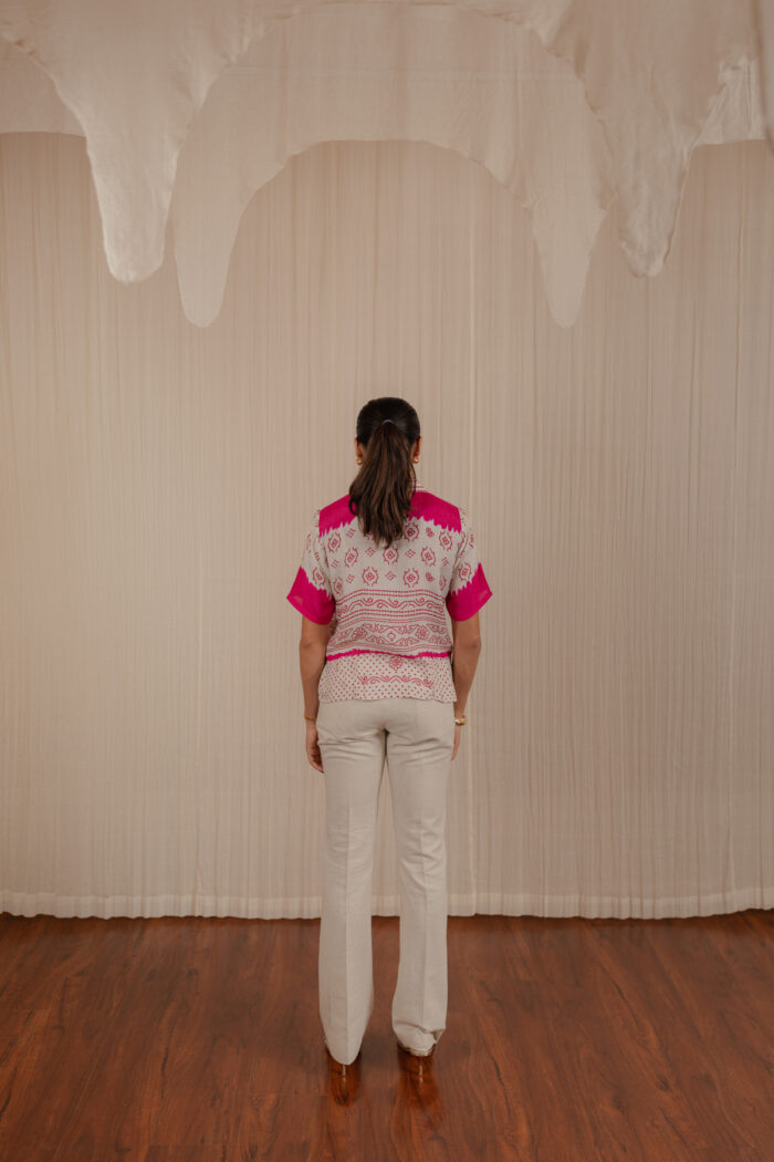 Mogra Raani Bandhani Shirt - Image 4