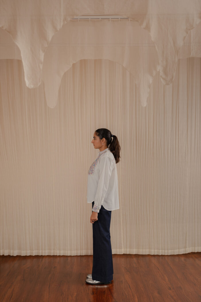Denim Bootcut Pants - Image 3
