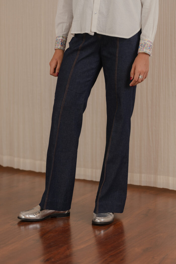 Denim Bootcut Pants - Image 2