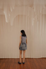 Brick Denim Dress - Image 4