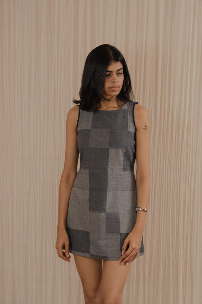 Brick Denim Dress - Image 1