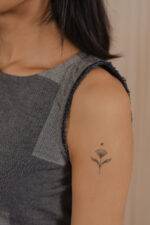 Brick Denim Dress - Image 2